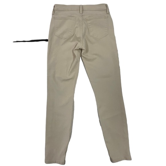 J. Crew Women’s Toothpick Jeans Pants Size 26 Cream/Ivory Color Summer 2017 - Picture 2 of 12